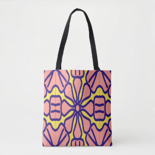 Tote Bag, um clássico design floral sem costura