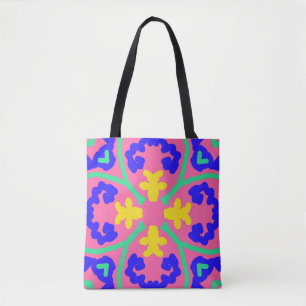 Tote Bag, um vibrante design multicolorido elegant