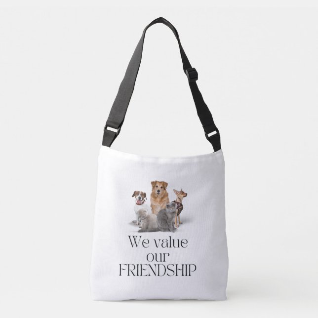 Tote Bag - valorizamos nossa amizade (Frente)