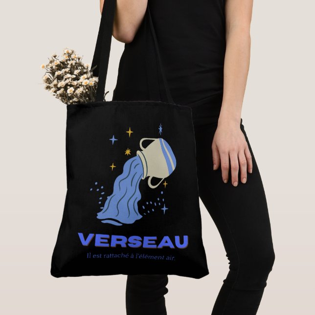 Tote Bag Verseau (Close Up)