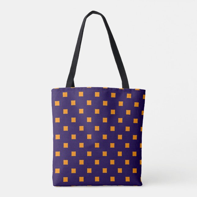 Tote Bag Violet Squared (Verso)