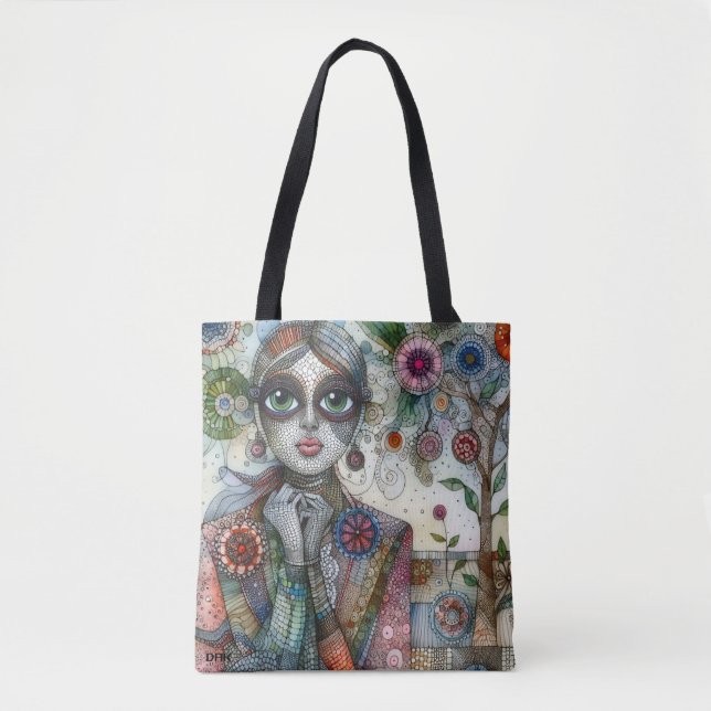 Tote Bag "Wildflower" por DAKimage (Frente)