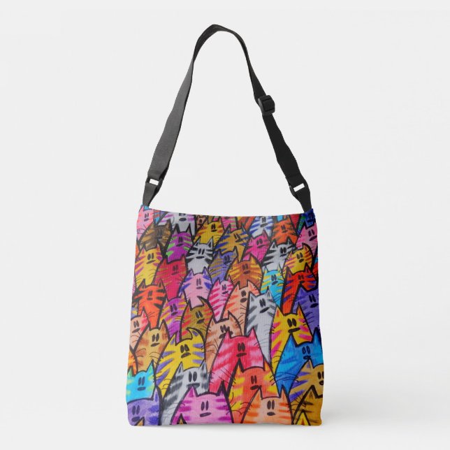 Tote bag with cats (Verso)