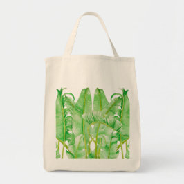 Tote Banana sai em uma Bolsa de compra