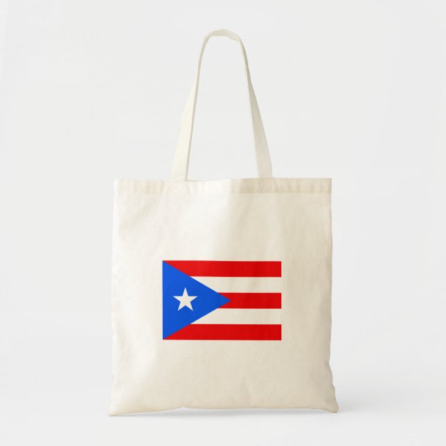 Tote Bandeira do Bolsa de Orçamento de Porto Rico (Frente)