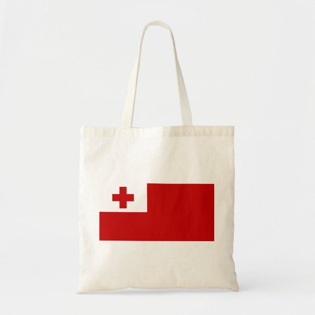 Tote Bandeira do Bolsa de Orçamento de Tonga (Frente)