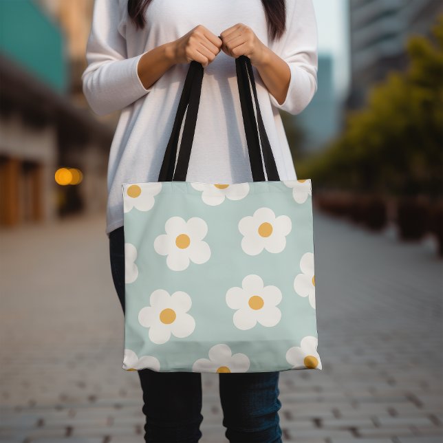 Tote Banheira Floral Tote, Bolsa de Padrão de Disias Cu (Criador carregado)