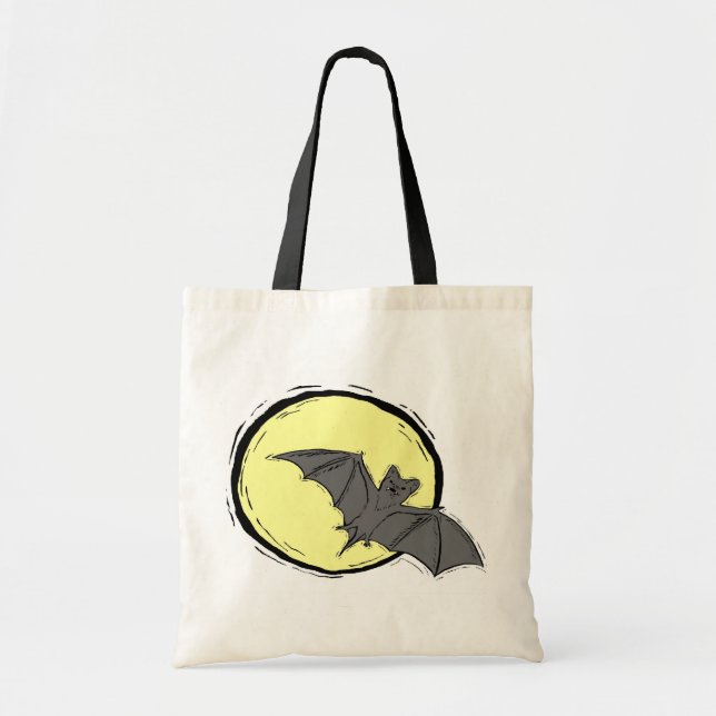 Tote Batty Moon - Bolsa de orçamento (Frente)