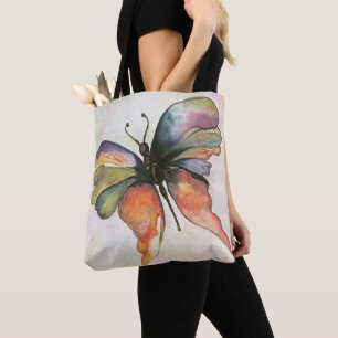 Tote Belo Bolsa de Ombro de Borboleta Multiverso-Impres