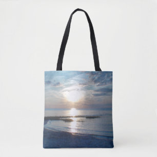 Tote Belo Oceano — Bolsa de praia de Fotografia Sunset