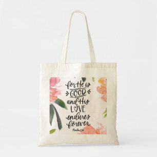 Tote Bíblia Verso Bolsa - Porque Ele É Bom