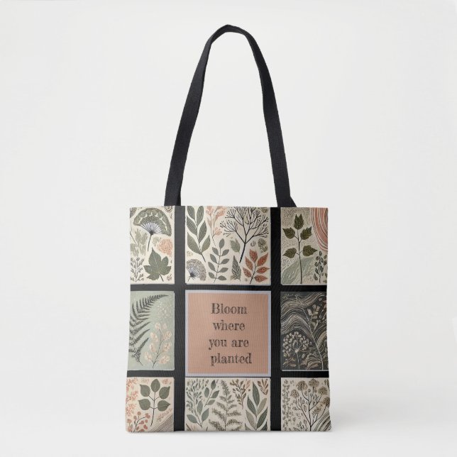 Tote Bloom onde você plantou Bolsa (Frente)