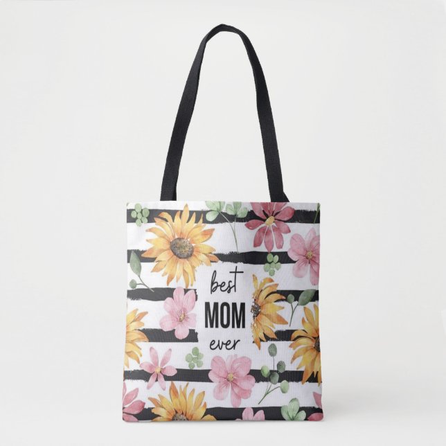 Tote Bloomed with Love: A Bolsa para a Melhor Mãe de Se (Frente)