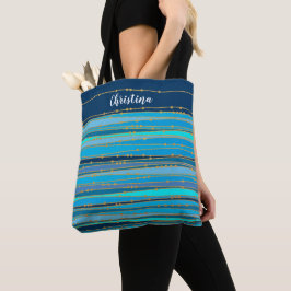 Tote Blue Lagoon Zen | Bolsa com distribuição personali