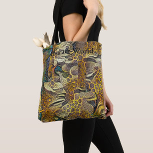 Tote Boho Style Abstrato World Bolsa