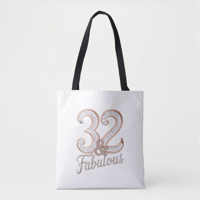 Tote Bolsa - 32 e fabuloso (Frente)