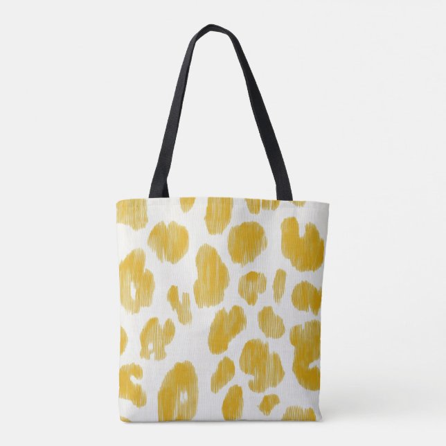 Tote Bolsa amarelo vibrante (Verso)