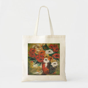 Tote Bolsa Ann Hayes Flores Vermelhas Misturadas