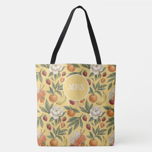 Tote Bolsa Artesanal Personalizada Citrus (Frente)