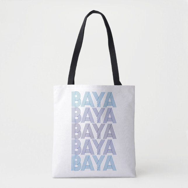 Tote Bolsa Azul Bayas (Frente)