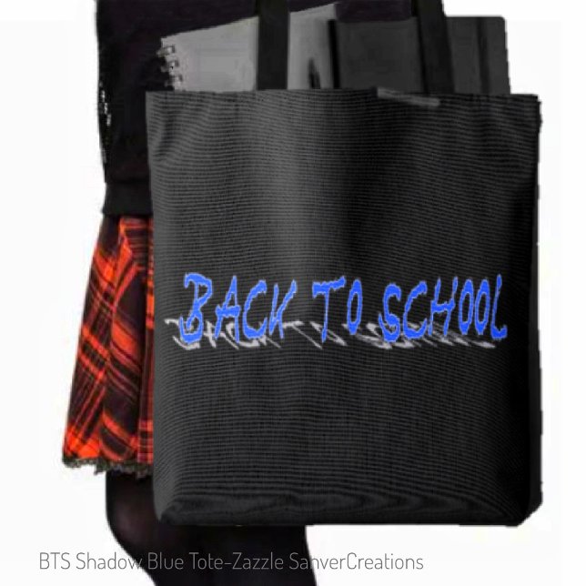 Tote Bolsa Azul Sombra BTS (Criador carregado)