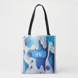Tote Bolsa Azure Monogramada Carry-All