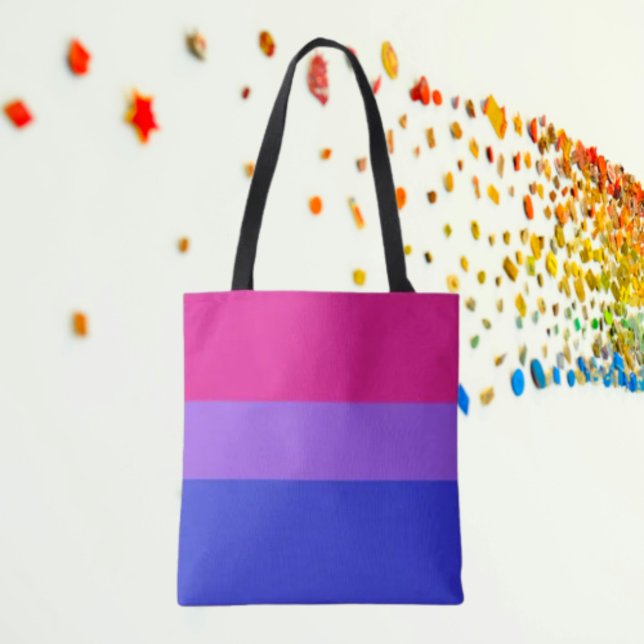 Tote Bolsa Bi Pride Ombro (Criador carregado)