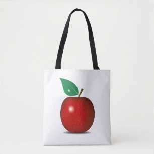Tote Bolsa / Bolsa de Compras de Maçã saudável e fresca