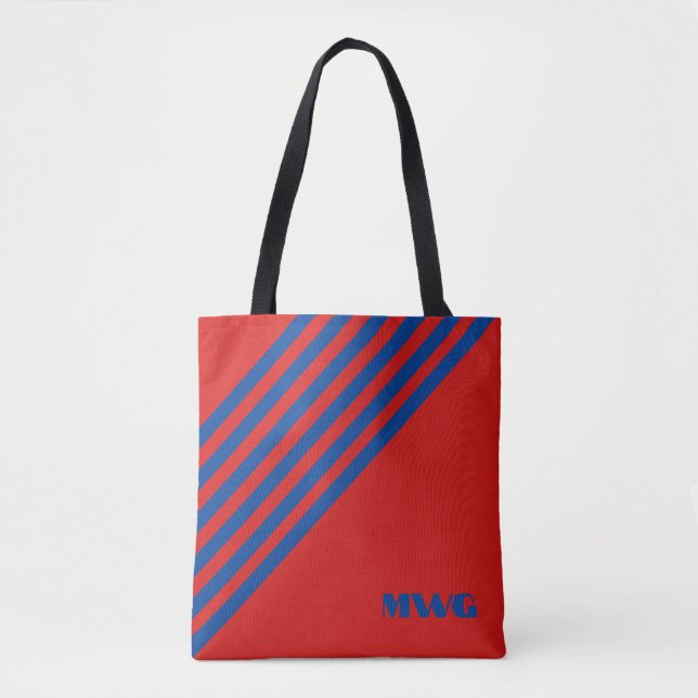 Tote Bolsa branco monograma (Frente)