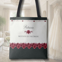 Bolsa Burgundy Presente para a Mãe da Noiva Casame