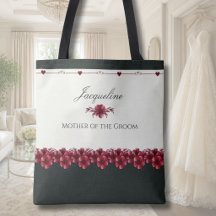 Bolsa Burgundy Presente para a Mãe do Noivo Casame