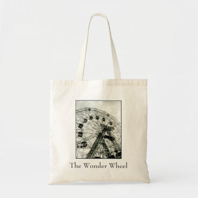 Tote Bolsa Canvas de Canvas de  da Roda Maravilha (Frente)