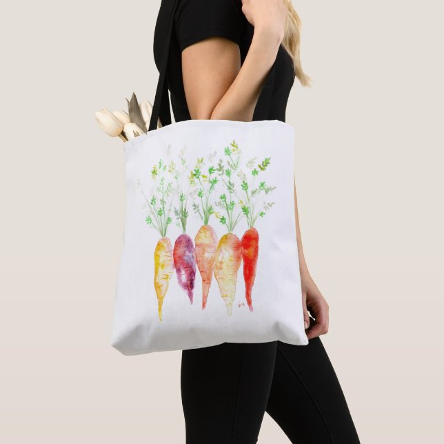 Tote Bolsa - Carrozes Heirloom de Aquarela (Close Up)