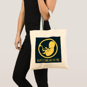 Tote Bolsa Católica Pró-Vida – Não Pise Em Mim