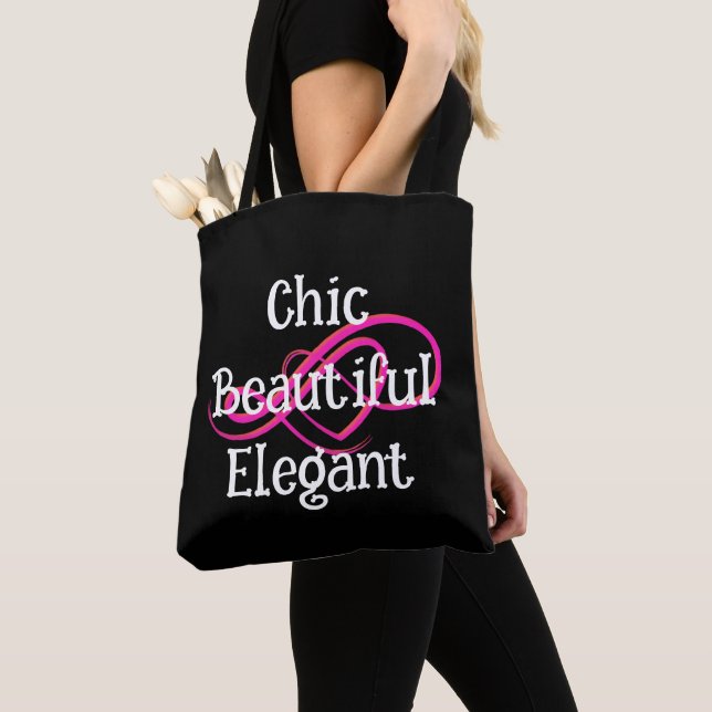 Tote Bolsa Chic, Bonita e Elegante (Close Up)