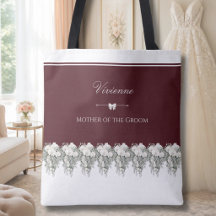 Bolsa Chic Burgundy Outono Casamento Mãe do Noivo