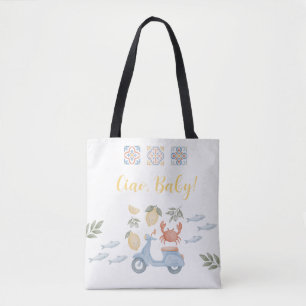 Tote Bolsa Ciao Baby Verão Italiano Costa Amalfi