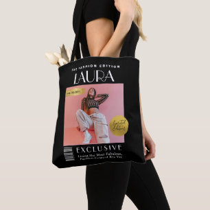 Tote Bolsa com Capa de Revista Personalizada, Revista d