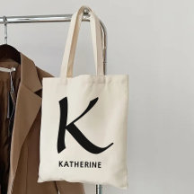 Bolsa com Monograma Personalizado de Presente para