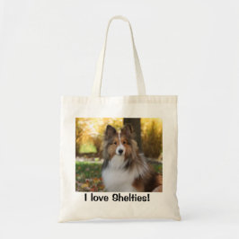 Tote Bolsa com Sheltie Photo