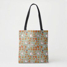 Bolsa Corgi Halloween Kawaii Amante de Cachorro Fo