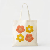 Bolsa Crochê Estilo Floral – Visual Feito à Mão