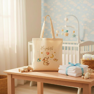 Tote Bolsa Cute baby Elephant baby