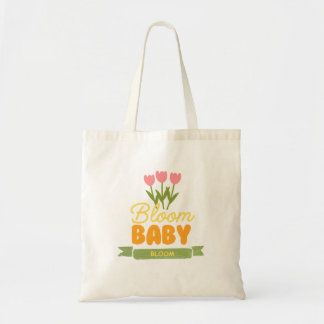 Tote Bolsa Cute Bloom Baby Bloom | Floral Retro