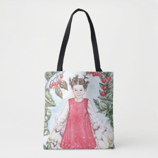 Tote Bolsa Cute Winter Fairy (Frente)