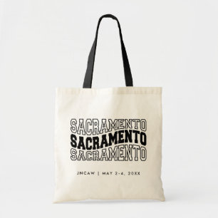 Tote Bolsa da Bag de Boas-vindas da Convenção de Sacram