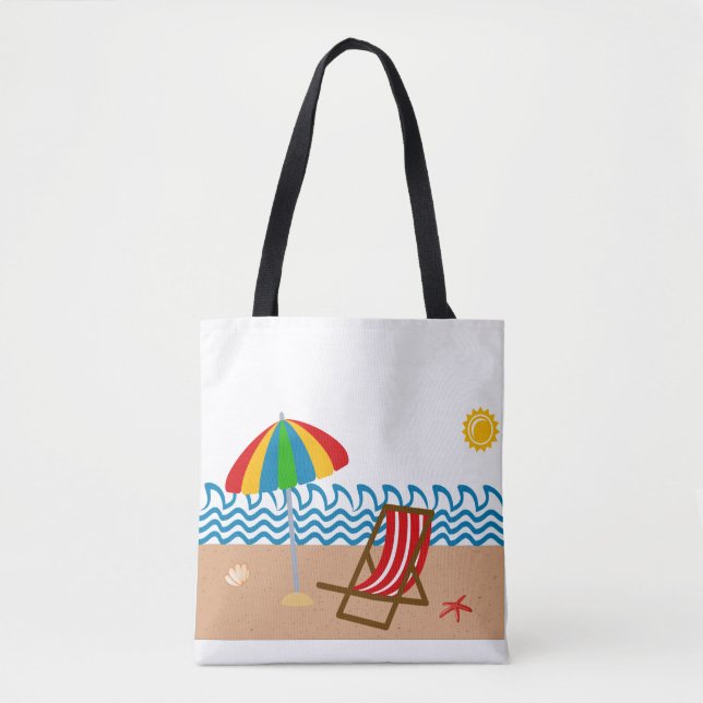 Tote Bolsa da Beach Life (Frente)