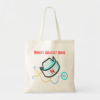 Tote Bolsa da enfermeira do mundo o grande