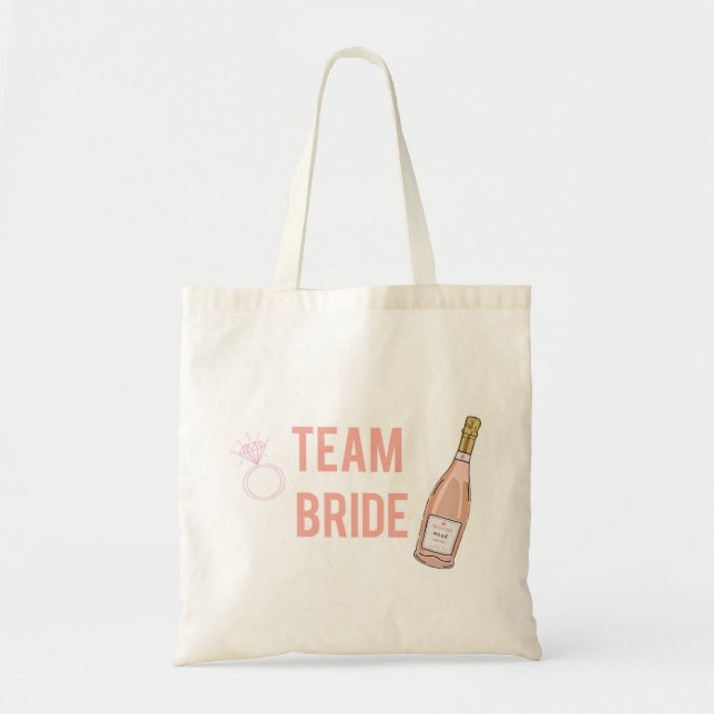 Tote Bolsa da Equipe da Noiva (Frente)