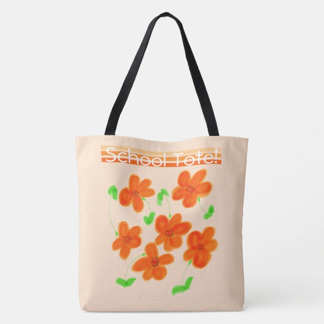 Tote Bolsa da escola de designers (Verso)